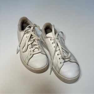 adidas Advantage Women's Sneakers White & Copper Metallic F36223 Size 6